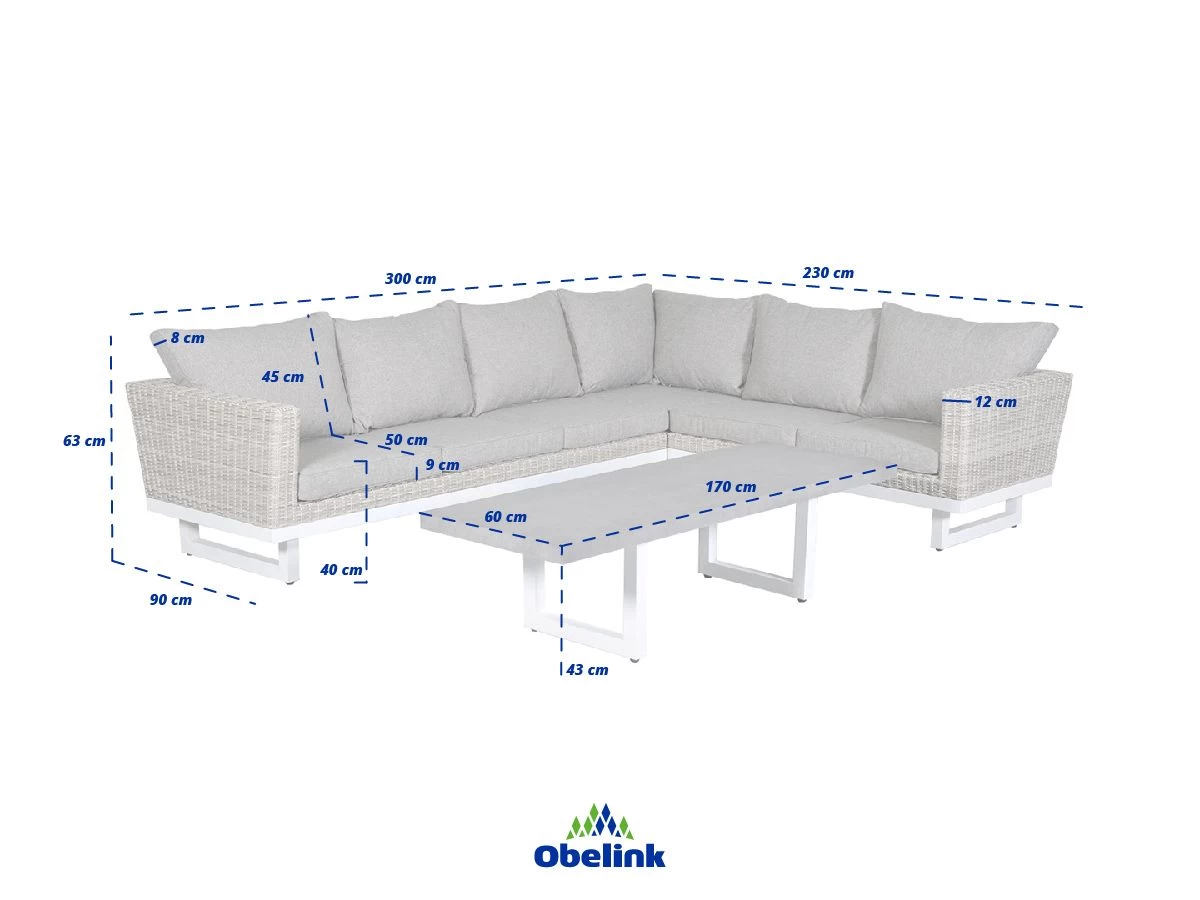 Outdoor Feelings Brasilia Loungeset 4 Outdoor Feelings Brasilia Loungeset - Afbeelding 2
