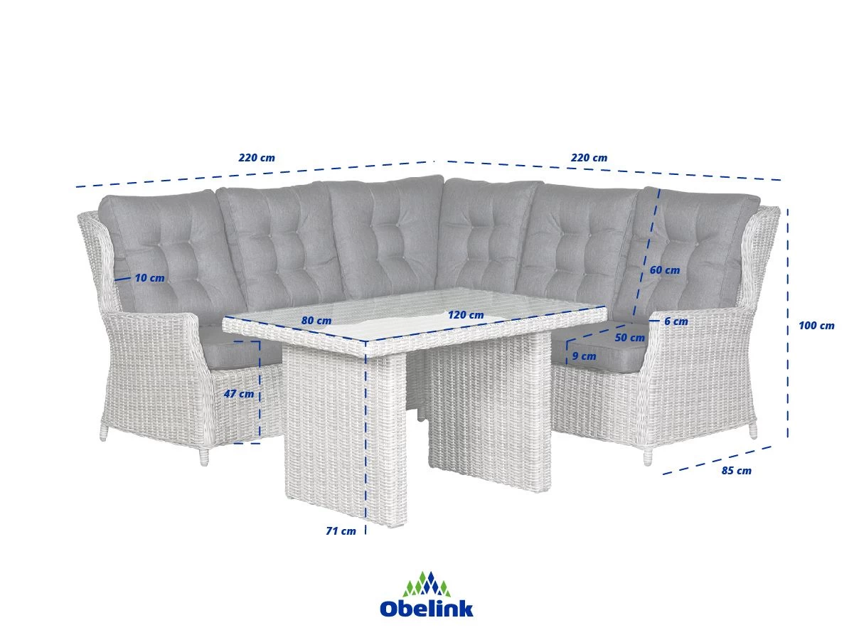 Outdoor Feelings Vicente Corner Loungeset - Afbeelding 5