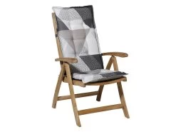 Madison Triangle Grey Hoge Rug Tuinkussen