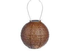 Lumiz Sashiko Round 20 Lampion -Tuin & Buiten 594568 594568 images main lumiz sashiko round 20 lampion koper ecommerce