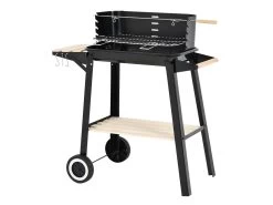 Merkloos Rechthoekige Barbecue Op Wielen -Tuin & Buiten barbecue rechthoekig half open 601689 2 ecommerce e003 1