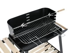 Merkloos Rechthoekige Barbecue Op Wielen -Tuin & Buiten barbecue rechthoekig half open 601689 5 ecommerce 9a5e 1