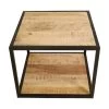 Merkloos Jack 50x50x40 Bijzettafel -Tuin & Buiten bijzettafel jack hout metaal 1 ecommerce