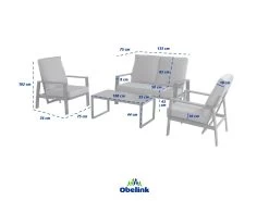 Hartman Cornbury Loungeset -Tuin & Buiten cornbury afmetingen ecommerce 9da3