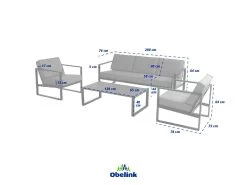 Hartman Jordan Black Grey Loungeset -Tuin & Buiten jordanblackgrey afmetingen ecommerce 0214