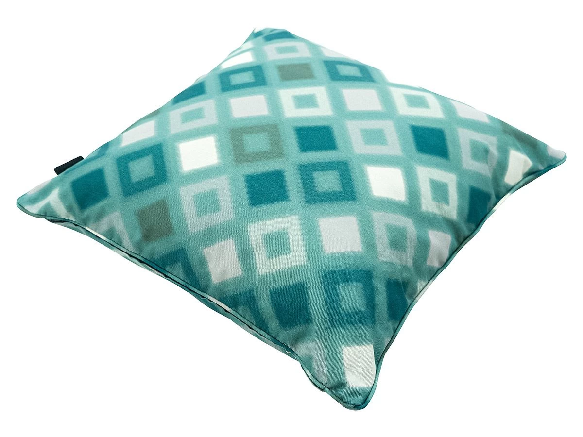 Madison Grids Seablue Outdoor 50 X 50 Sierkussen 4 Madison Grids Seablue Outdoor 50 X 50 Sierkussen - Afbeelding 2