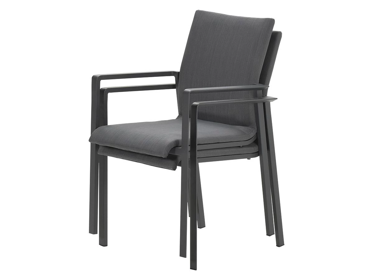 Outdoor Feelings Texas Black Antraciet Tuinstoel 7 Outdoor Feelings Texas Black Antraciet Tuinstoel - Afbeelding 5