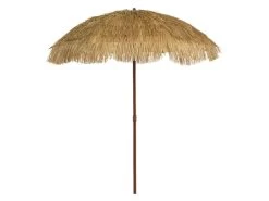 Merkloos Outdoor Naturel Polyester Parasol