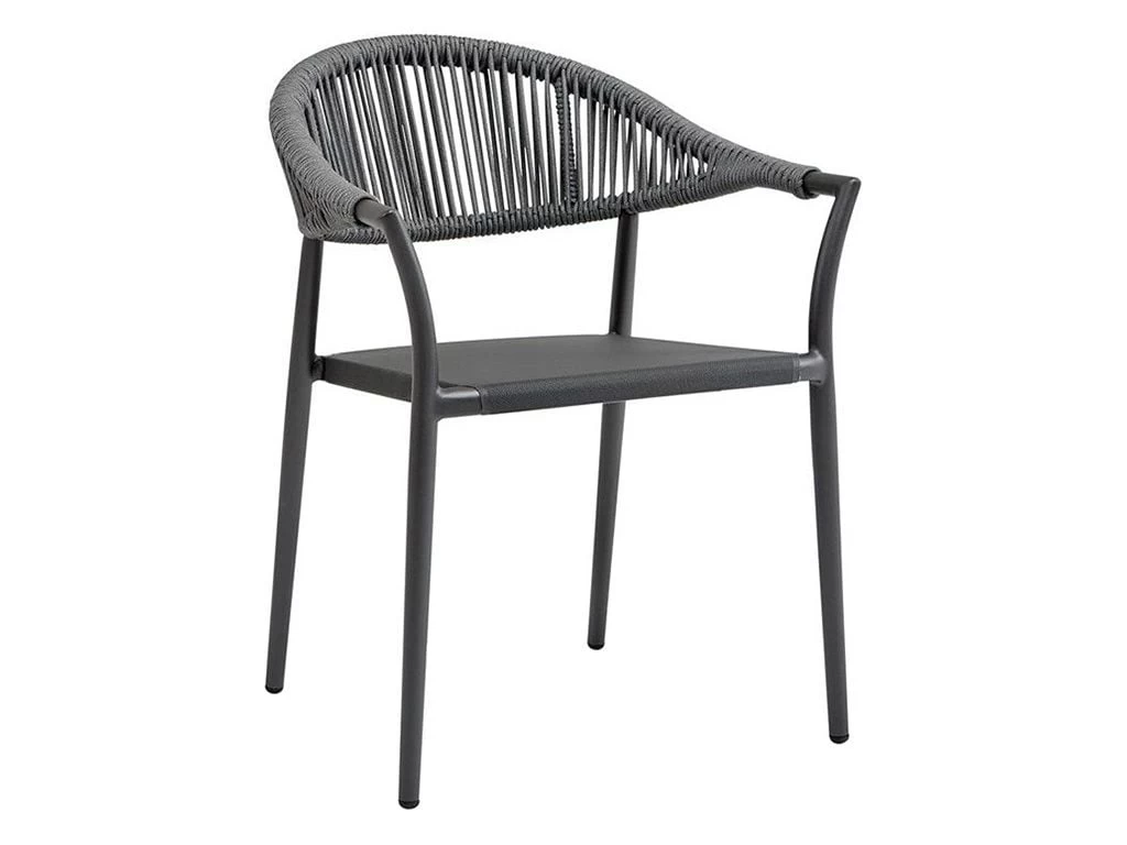 Suns Martella Carbon Grey Tuinstoel 3 Suns Martella Carbon Grey Tuinstoel